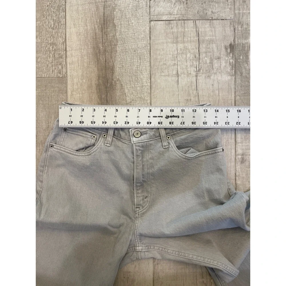 Abercrombie & Fitch 90s Relaxed Jean High Rise Curve Love Grey 28‎ 6R